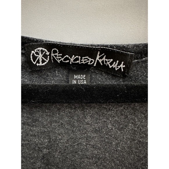 Recycled Karma Tank Top Thug Life Floral Shirt Women’s Size XS Made In USA - Picture 2 of 5